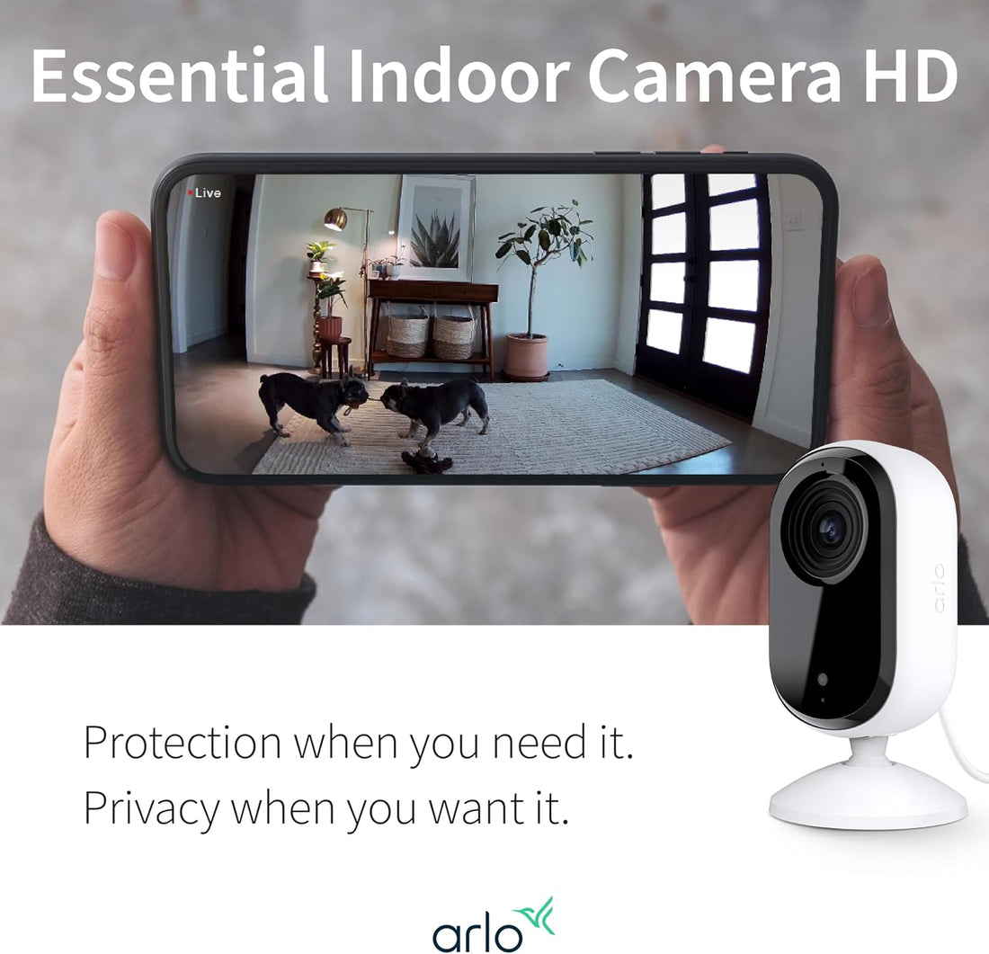 Arlo Essential Security Camera HD | Indoor Only | 2nd Gen