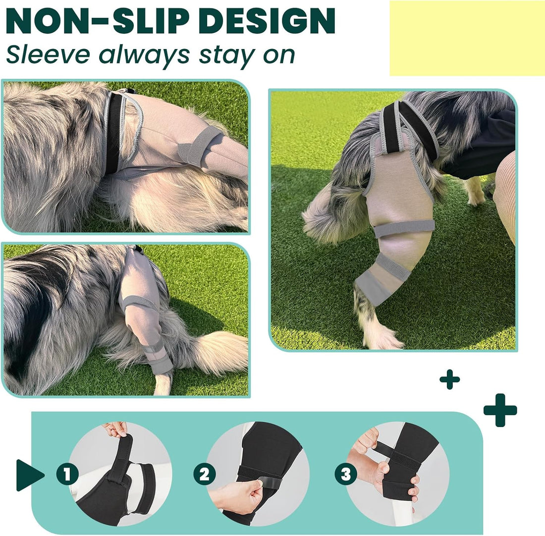 Dog Rear Leg Sleeve to Stop Licking