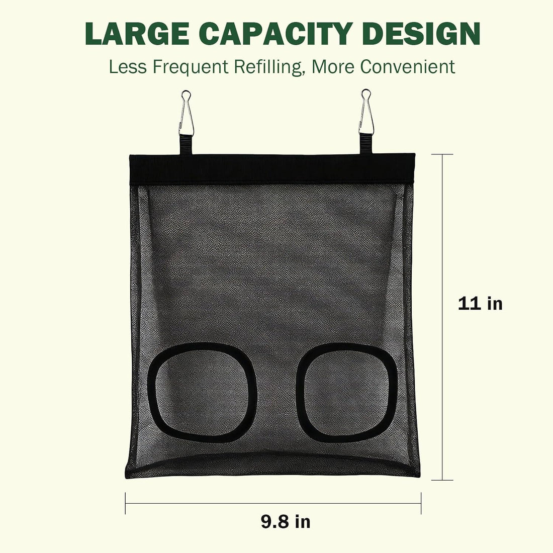 Mesh Guinea Pig Hay Feeder Bag for Guinea Pigs Rabbits Chinchillas