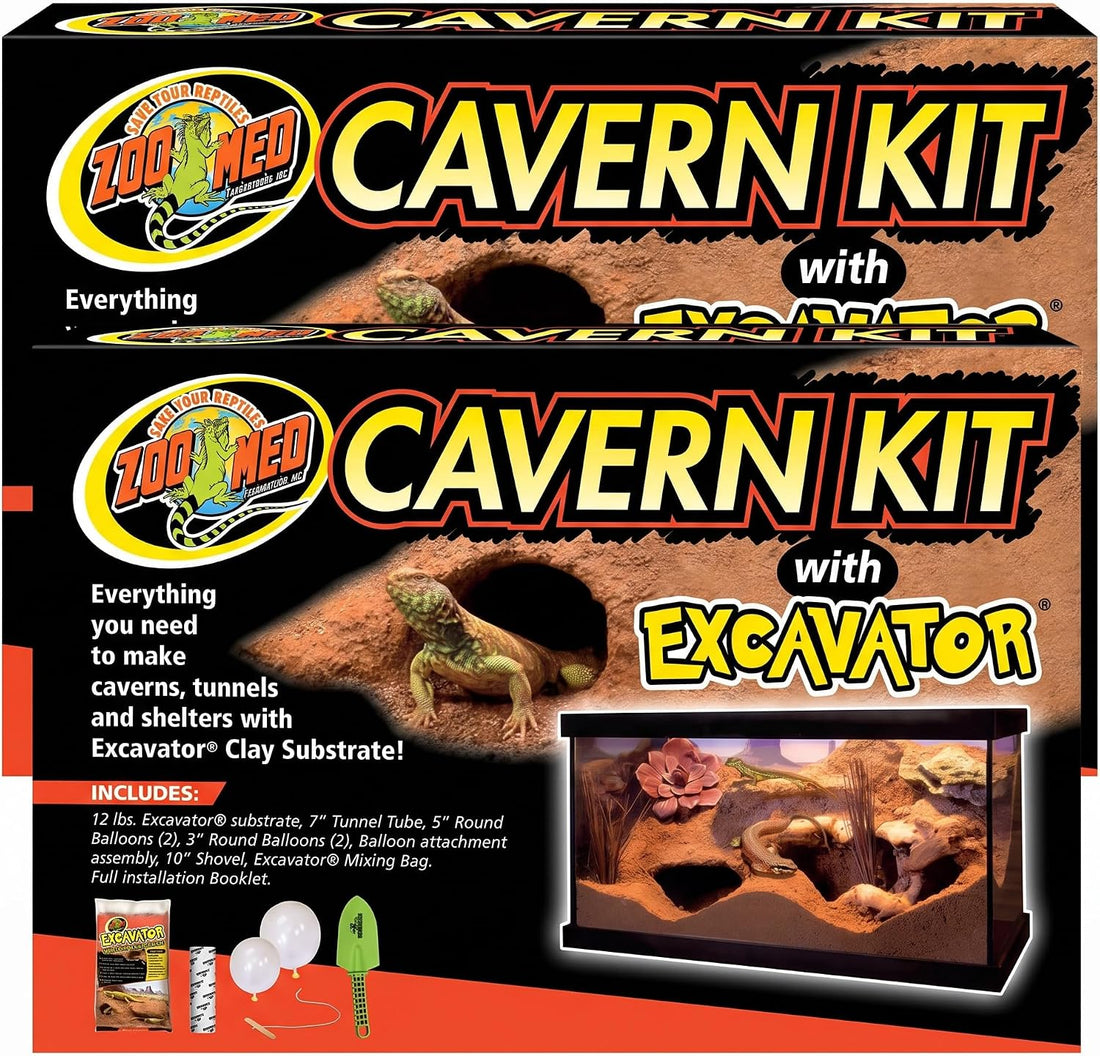 Zoo Med Cavern Kit with Excavator