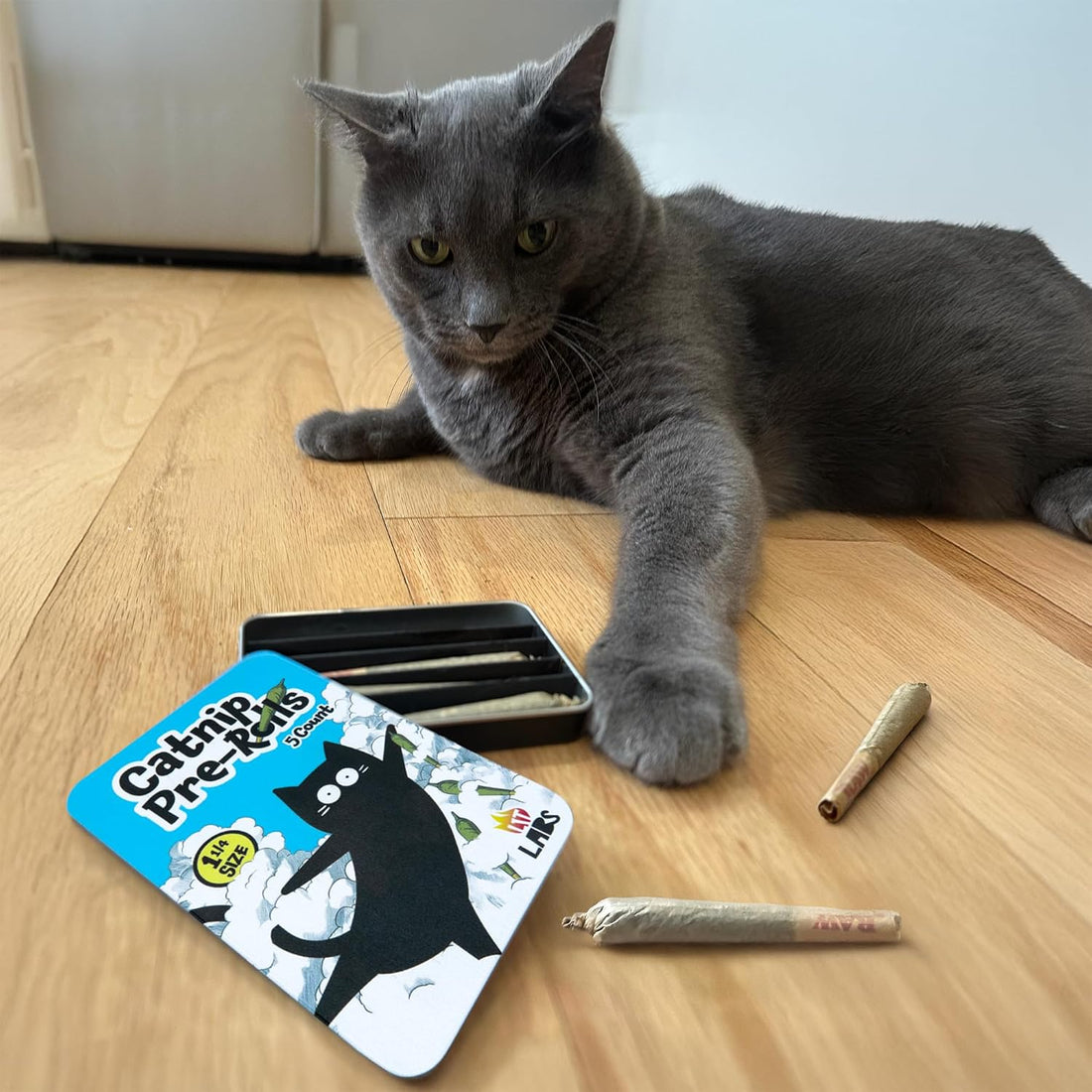 LIT LABS Catnip Joint - 5 Organic Pre-Rolls Papers to Fix a Bad