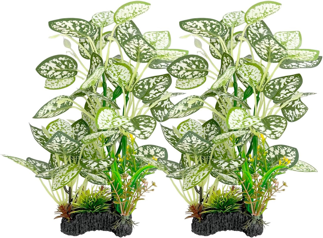 Silk Aquarium Plants 9.8in 2-Pack