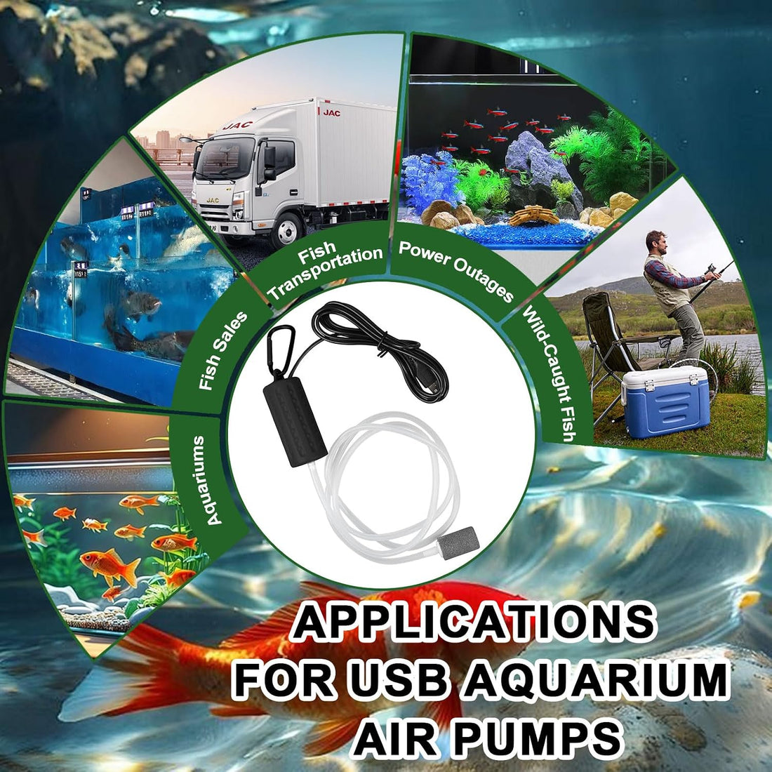 Uncle Yang Aquarium Air Pump USB Air Pump 1W