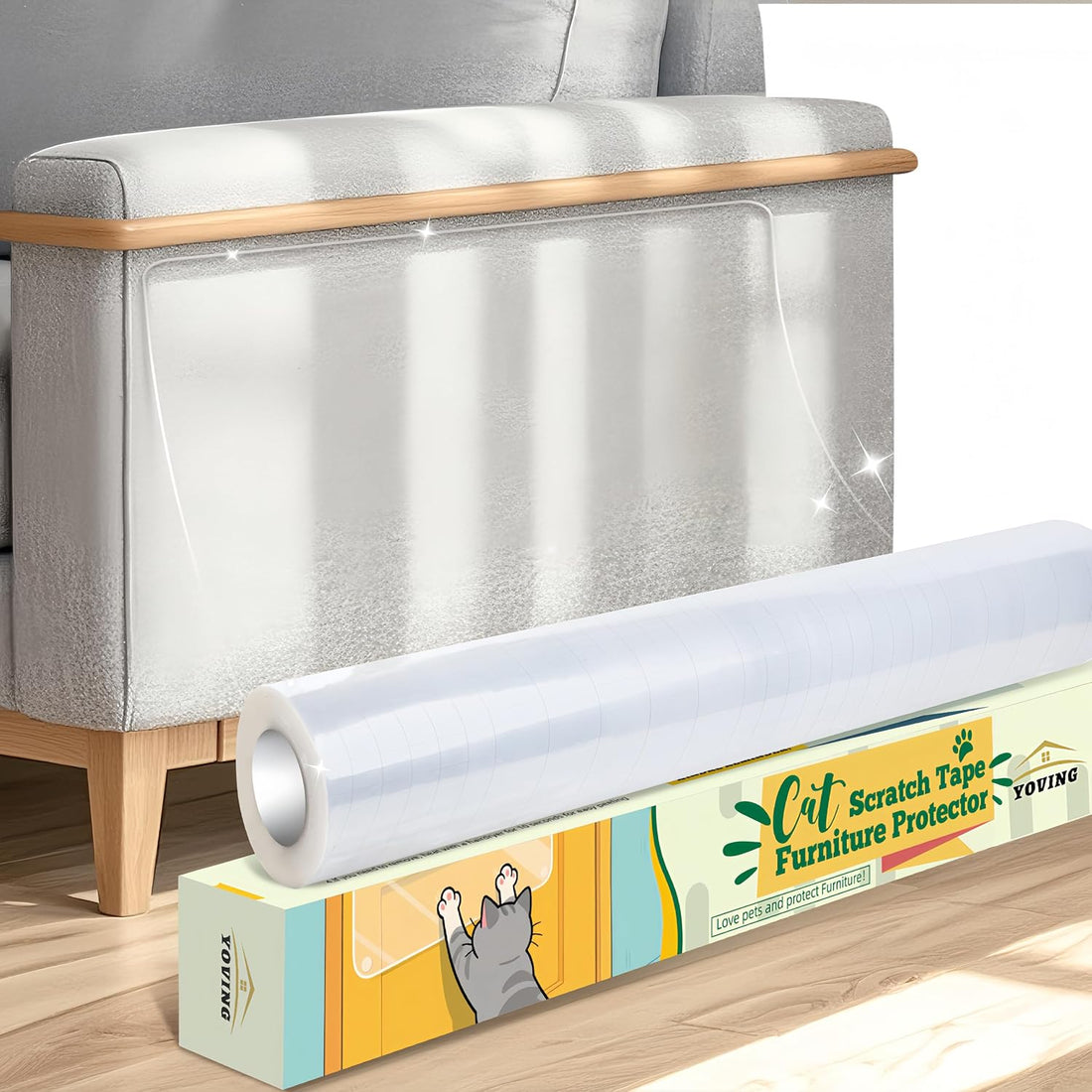 Yoving Anti Cat Scratch Furniture Protector - 11.8" x 78.7"