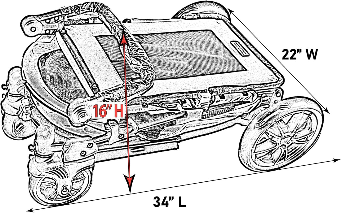 Pet Gear NO-Zip Pet Stroller with Dual Entry