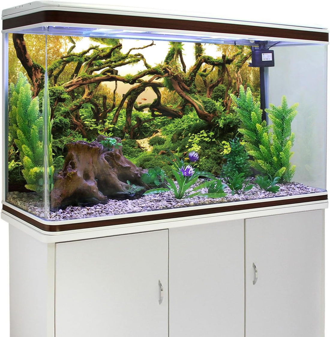 48x24 in Branches Aquarium Backdrop Aquatic Plant Fish Tank Background