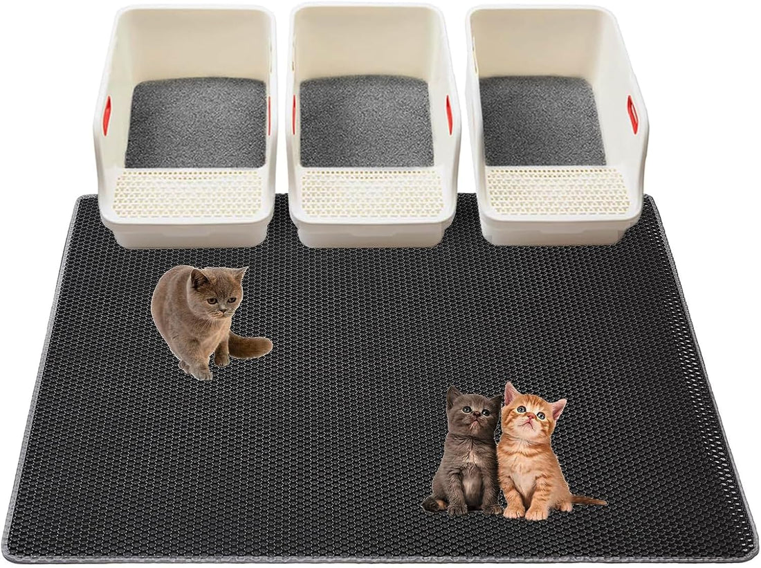 Cat Litter Mats-Extra Large 47''x36'' Litter Trapping Mat for Cat-XXL