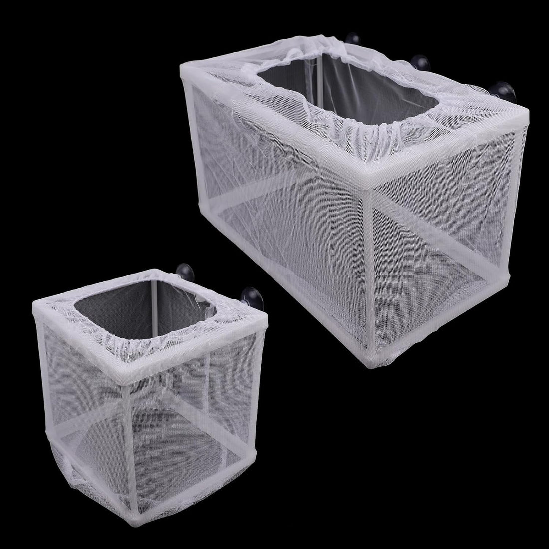 2 Pcs Fish Breeder Incubator Mesh Box