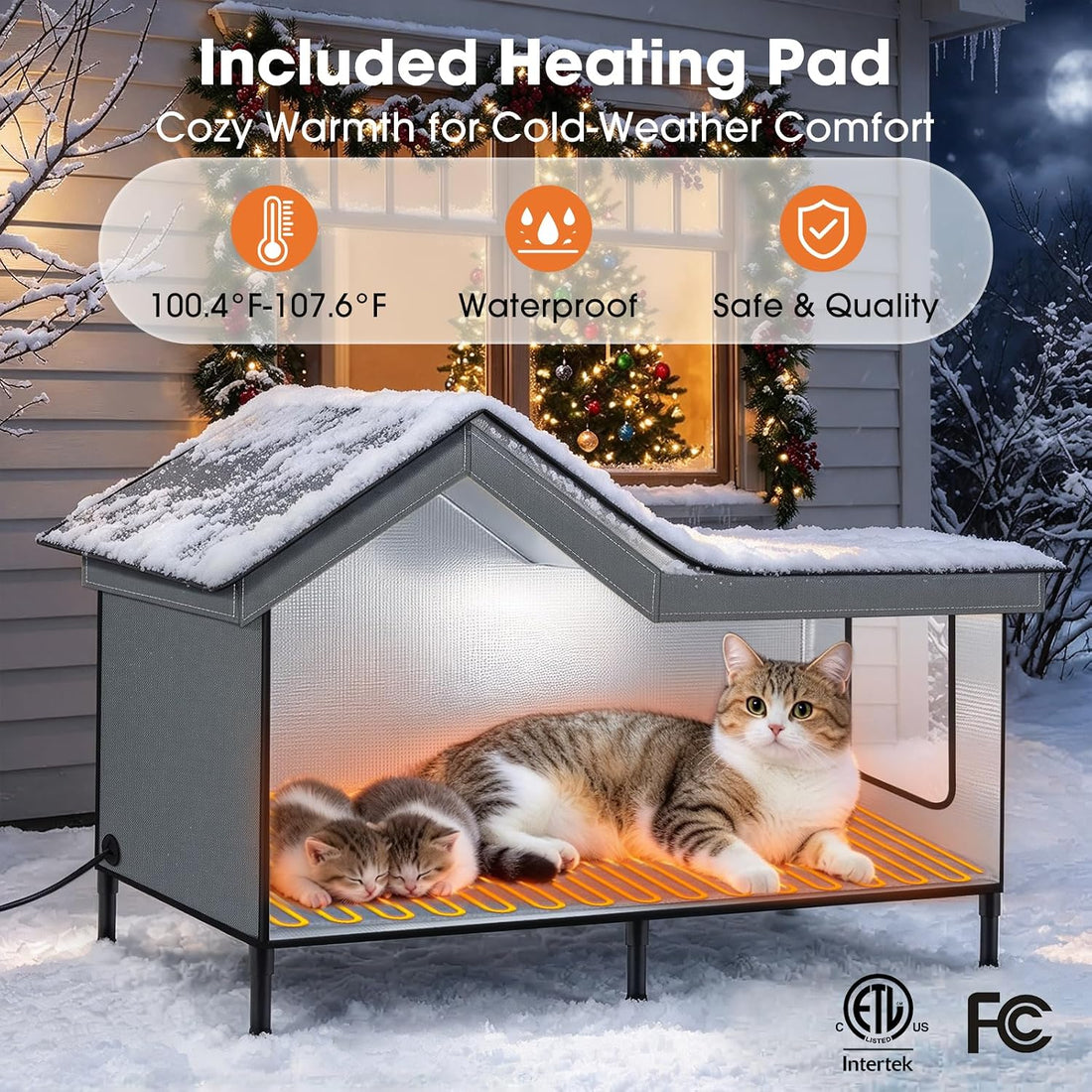 Heated Cat House for Outside