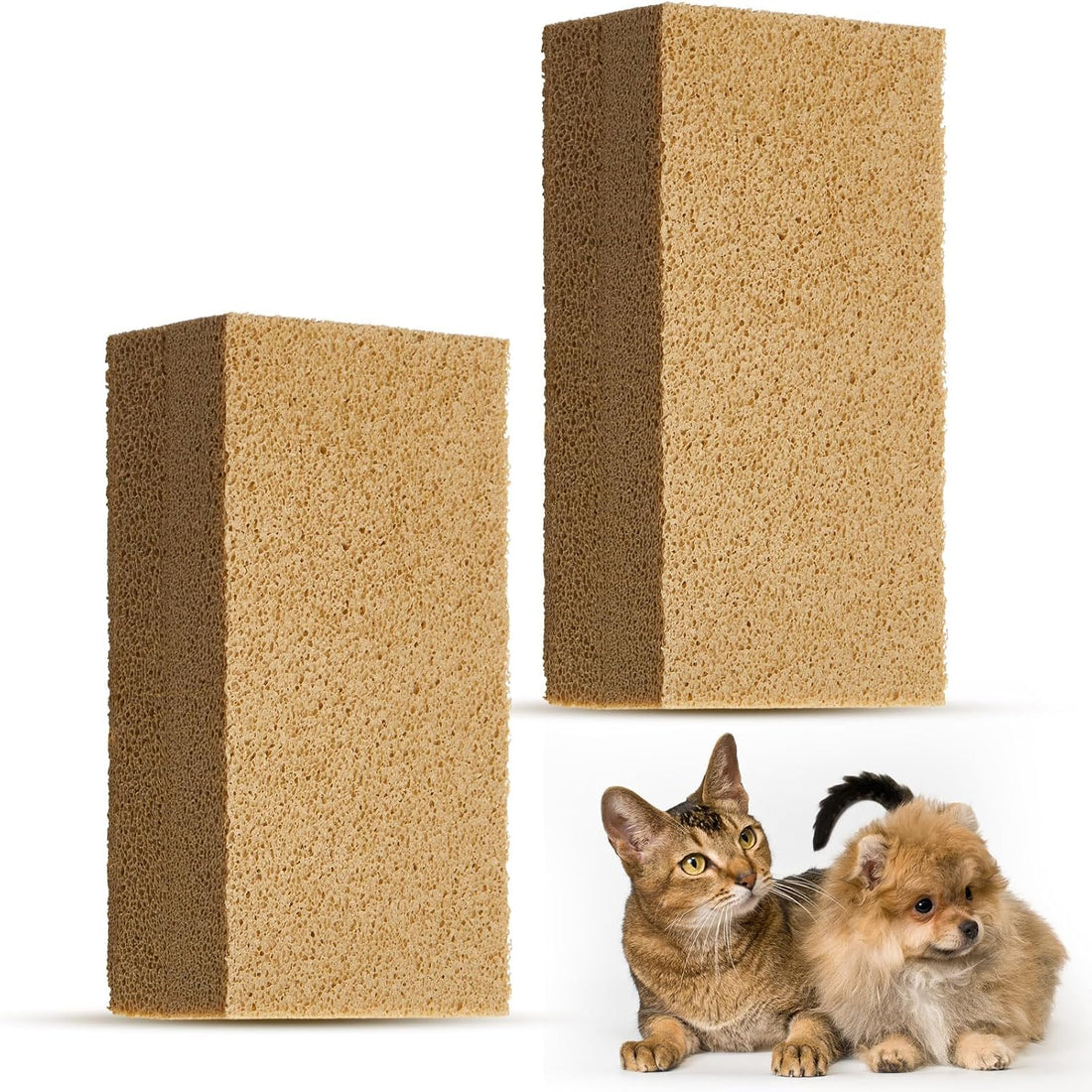 3 Pack Pet Hair Remover Sponge Cat and Dog Hair Sponge