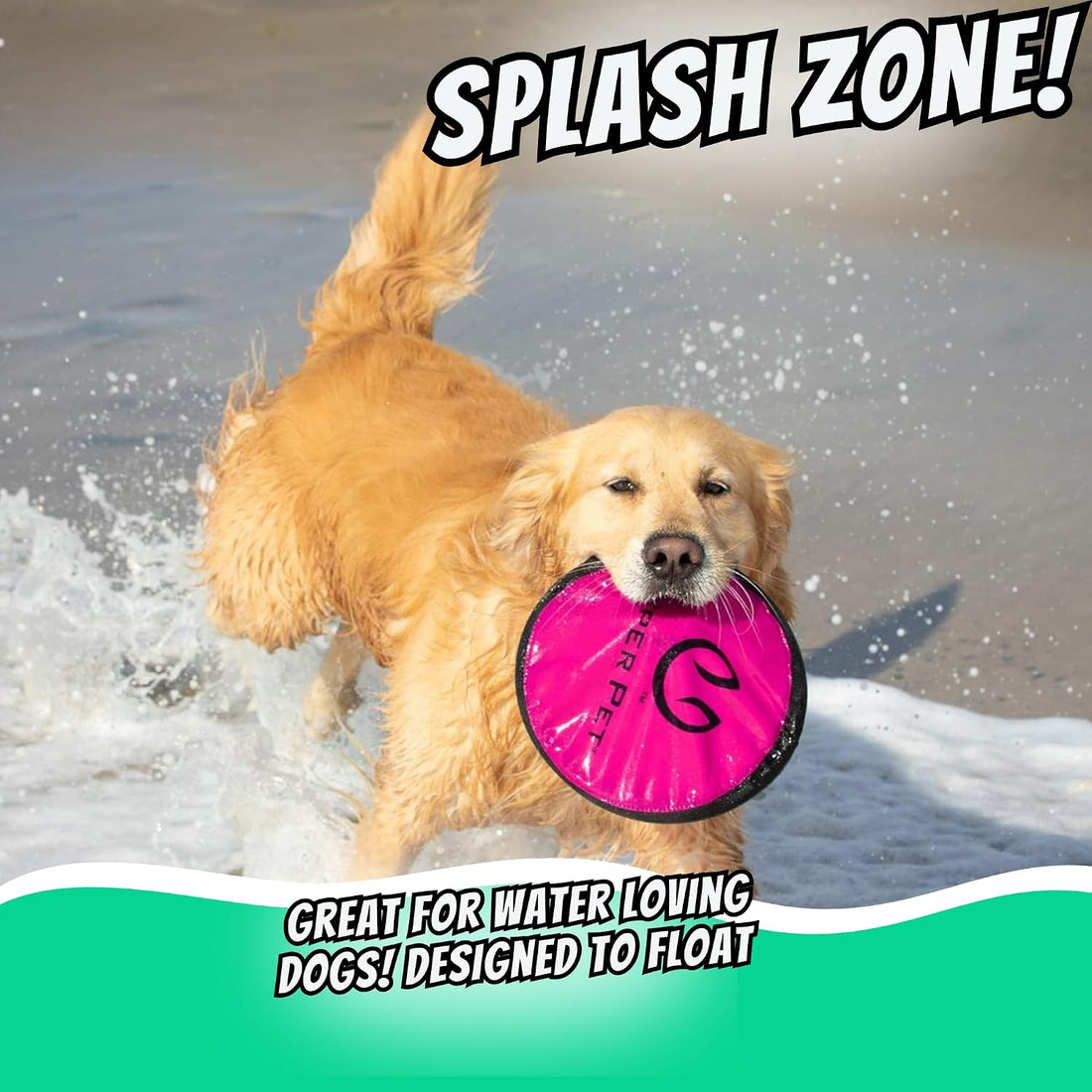Hyper Pet Flippy Flopper 9" Flying Disc Soft Dog Toy