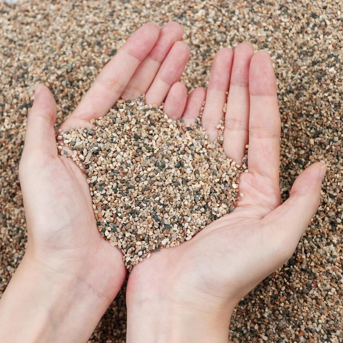 Silica Gravel, Multi-Purpose Mixed Silica Sand for Fire Pits