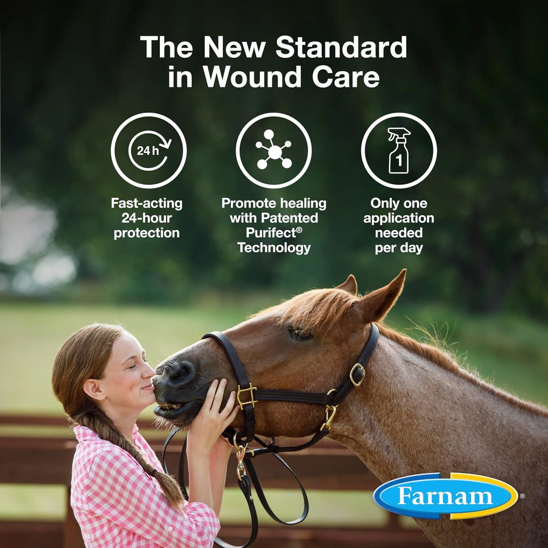 Farnam Purishield Wound & Skin Care Fast Acting Spray