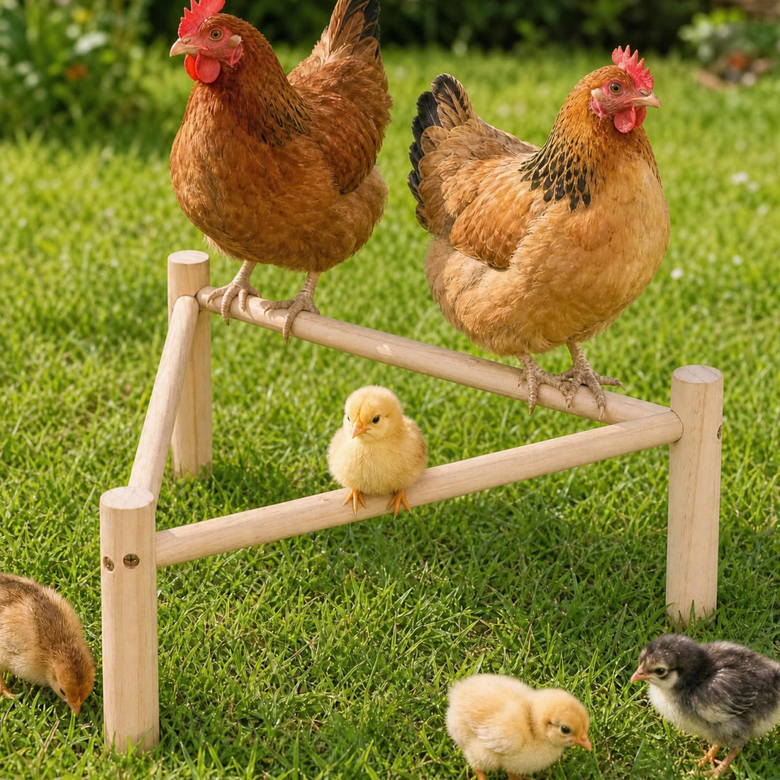 Chicken Perch for Coop & Brooder, Chicken Roosting Bars