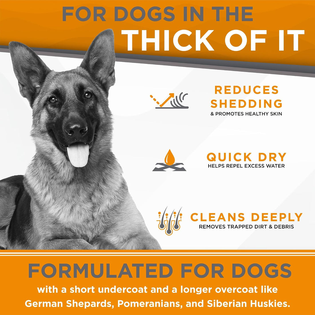 TropiClean Perfect Fur Detangling and Deshedding Dog Shampoo