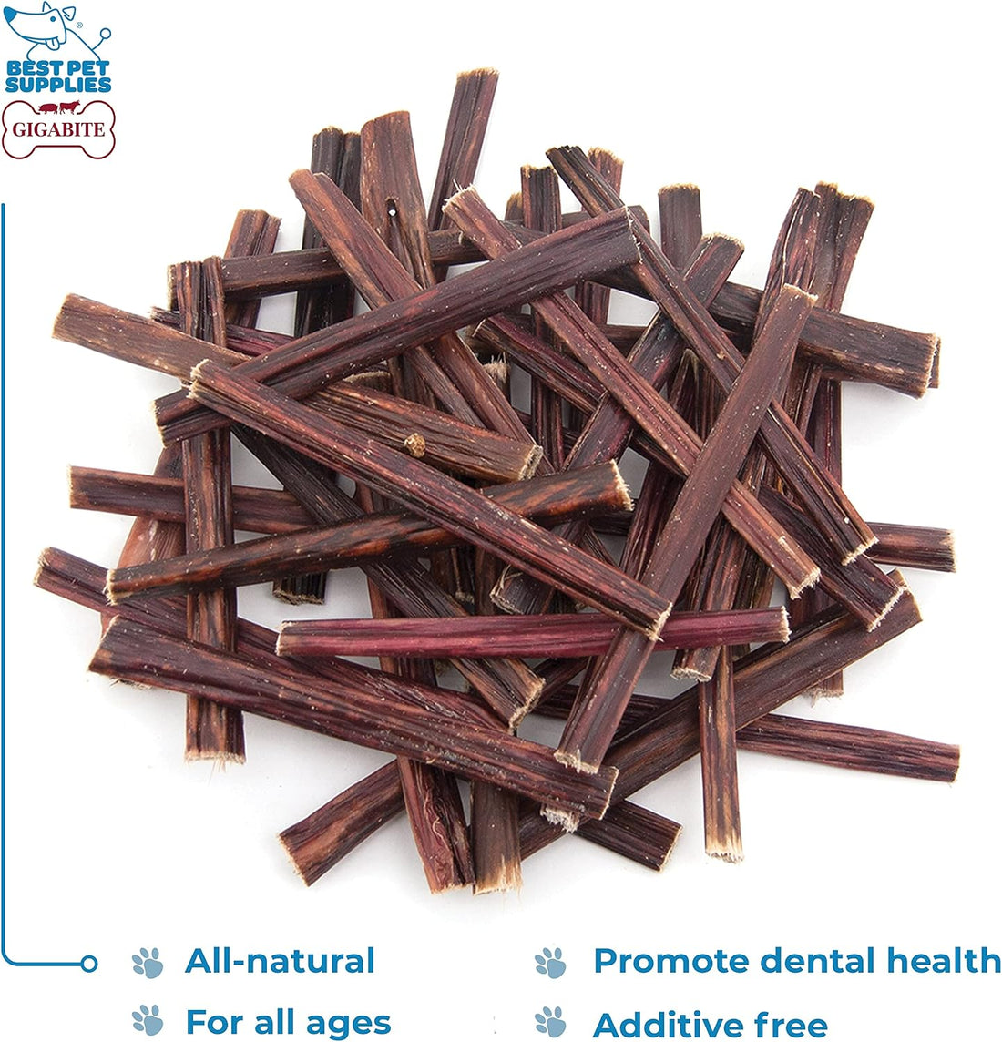 GigaBite Beef Esophagus Dog Treats - Natural Gullet Sticks for Dogs