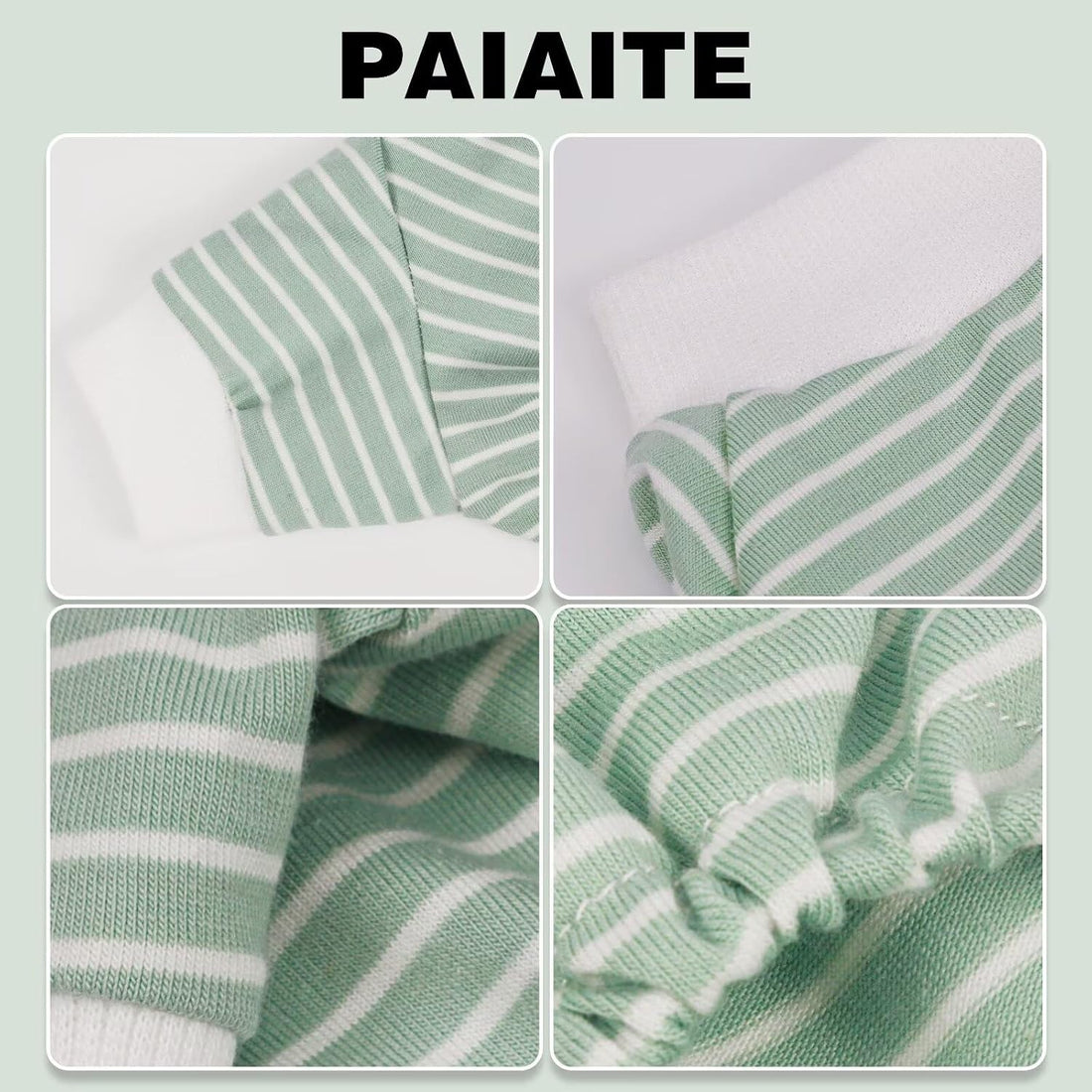Paiaite Blue Striped Dog Pajamas