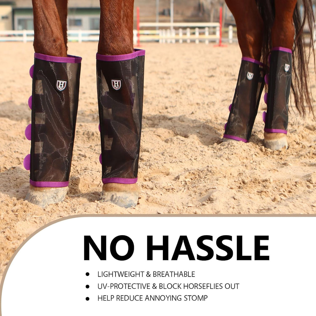Harrison Howard Loose-Fitting Horse Fly Leggings Breathable