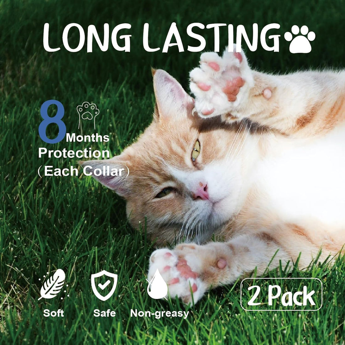 Advanllent Flea Collar for Cats, Flea and Tick Collars for Kittens