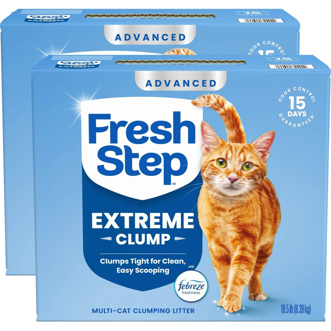 Fresh Step Advanced Extreme Clump Multi Cat Clumping Litter, 18.5 lb.