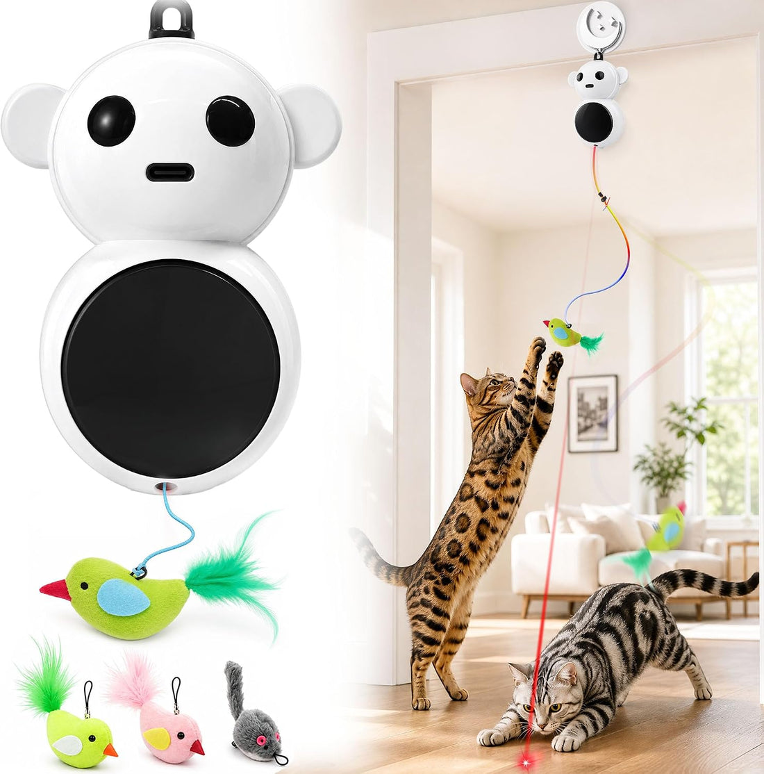 Interactive Cat Toy for Indoor Cats
