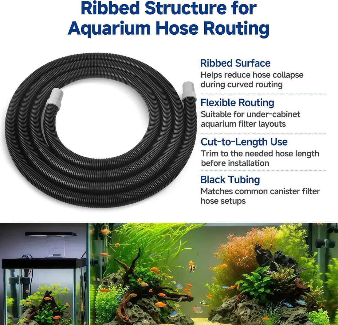 A20015 Ribbed Hosing 9.8 ft / 3 m x 17 mm Canister Filter Hose