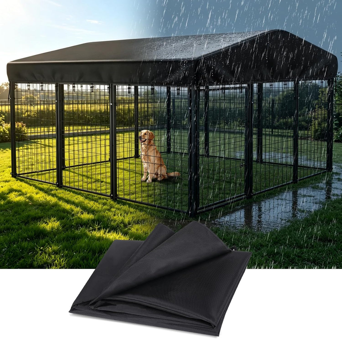 PawGiant 4x4ft 600D Outdoor Dog Kennel Cover Replacement