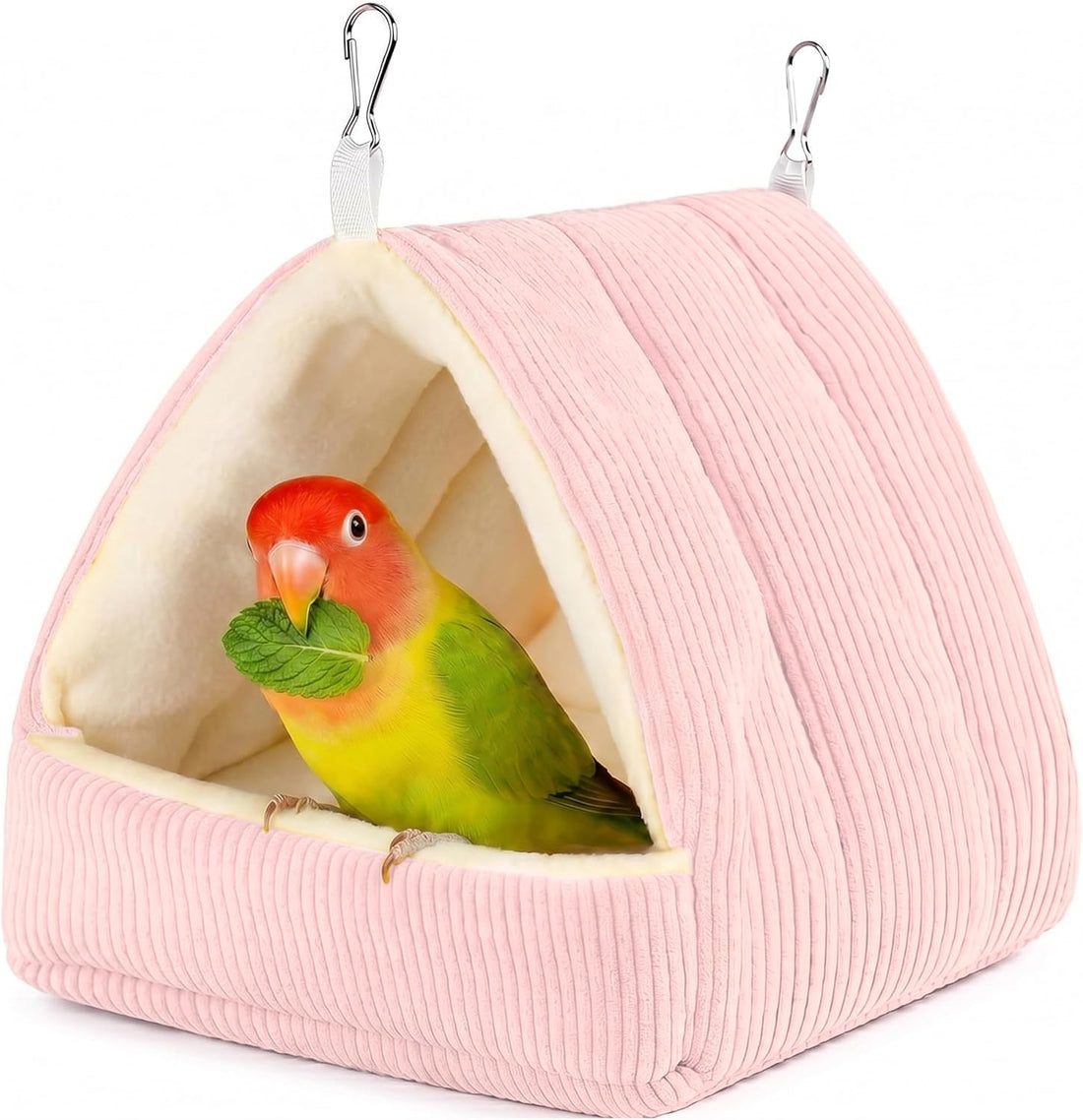 Small Winter Warm Plush Bird Nest Bed for Cage