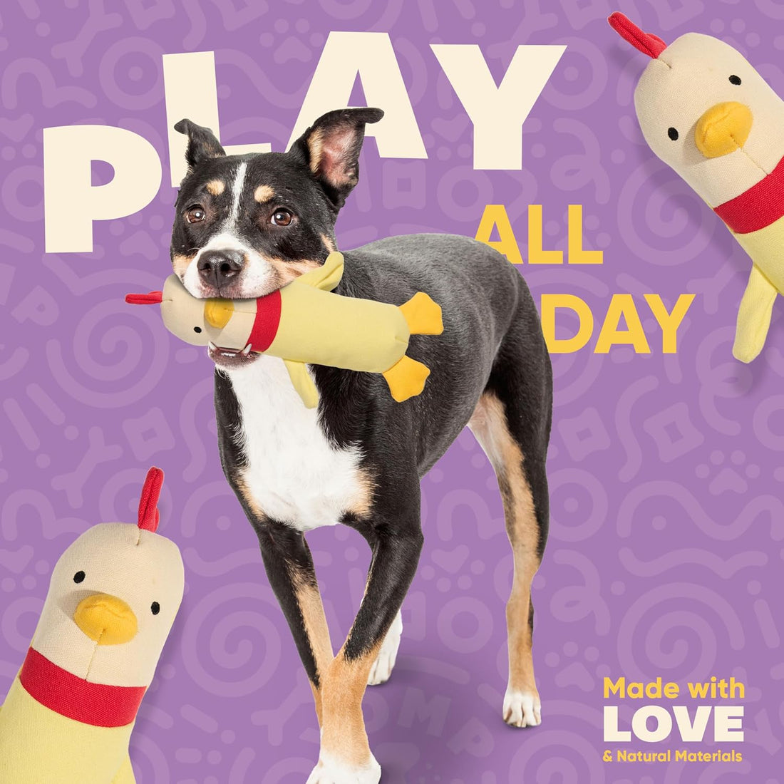 Yomp Chicken Dog Toy – Durable Stuffed