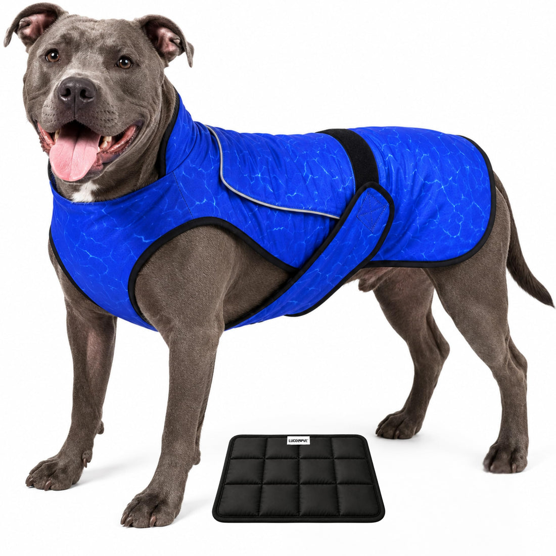 LUCOLOVE Dog Cooling Vest with Ice Pack