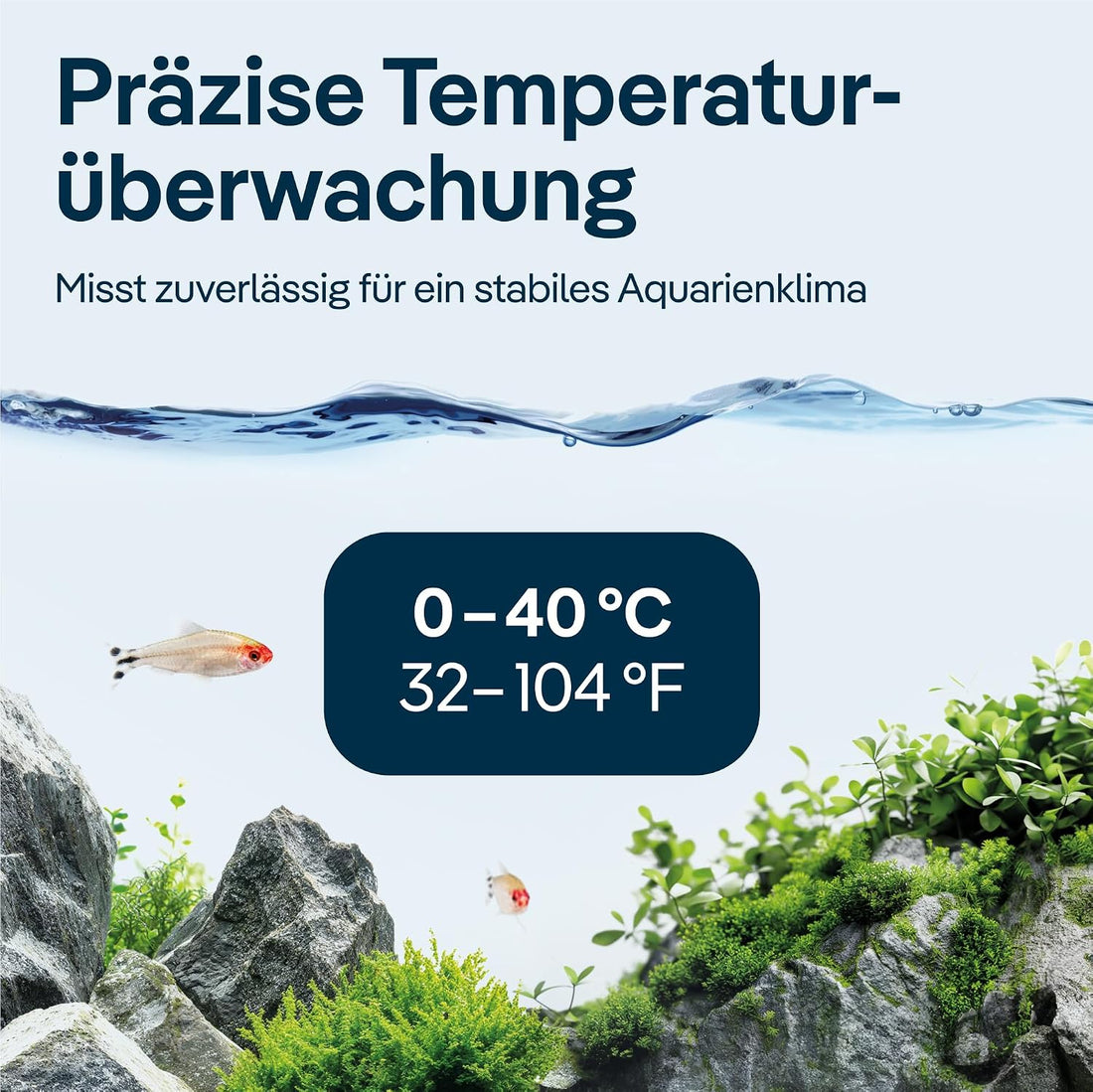 JUWEL Aquarium - Digital Thermometer 4.0 - Suitable for All Aquariums
