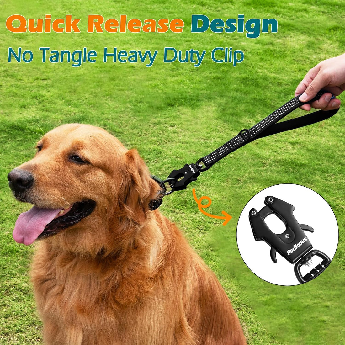 PetBonus Heavy Duty Short Dog Leash