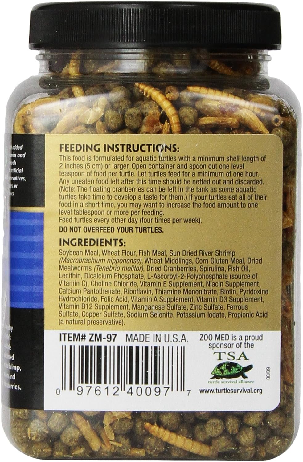 Zoo Med Gourmet Aquatic Turtle Food 11 oz.