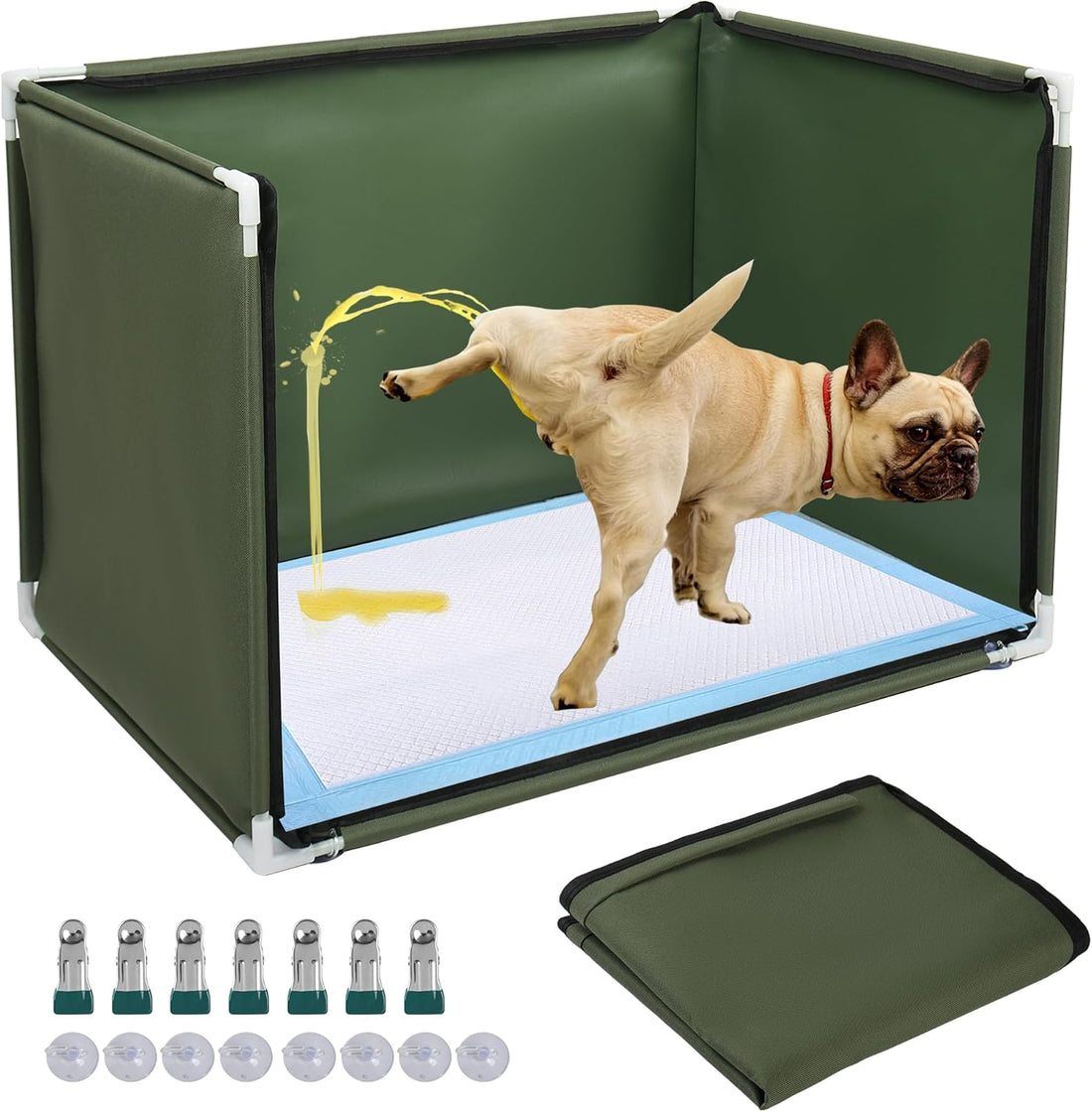Dog Pee Pad Holder with High Walls,Waterproof Puppy Litter