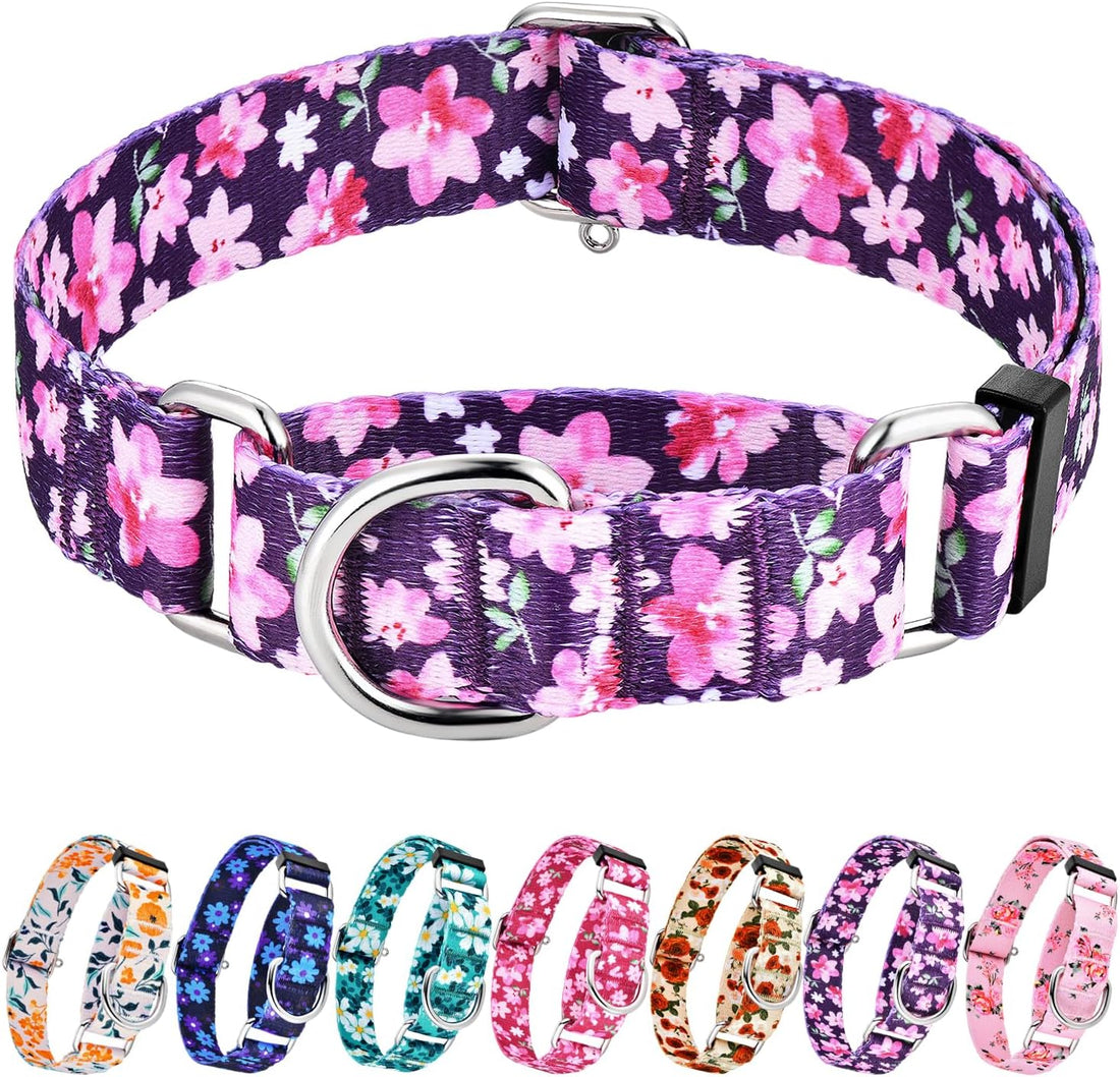 Hikiko Martingale Dog Collar Without Buckle,Escape Proof No Pull,M