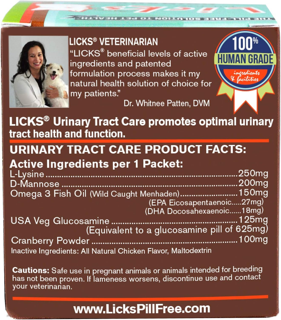Licks Urinary Tract Care, Cranberry, Savory Flavor, 10 Packets