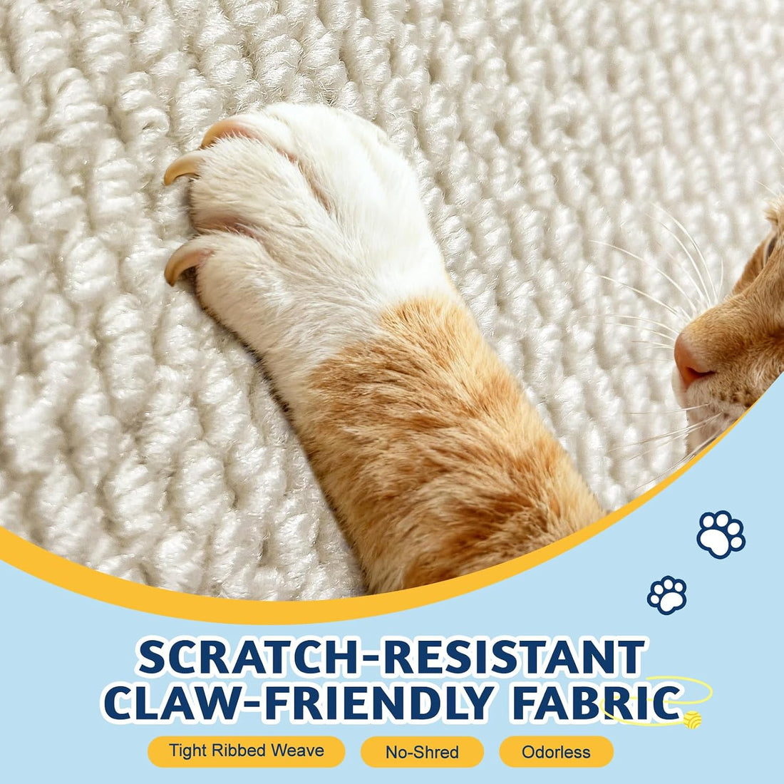 ENONCI Door Protector from Cat Scratching 19.6x7.8 Cat Wall Corner