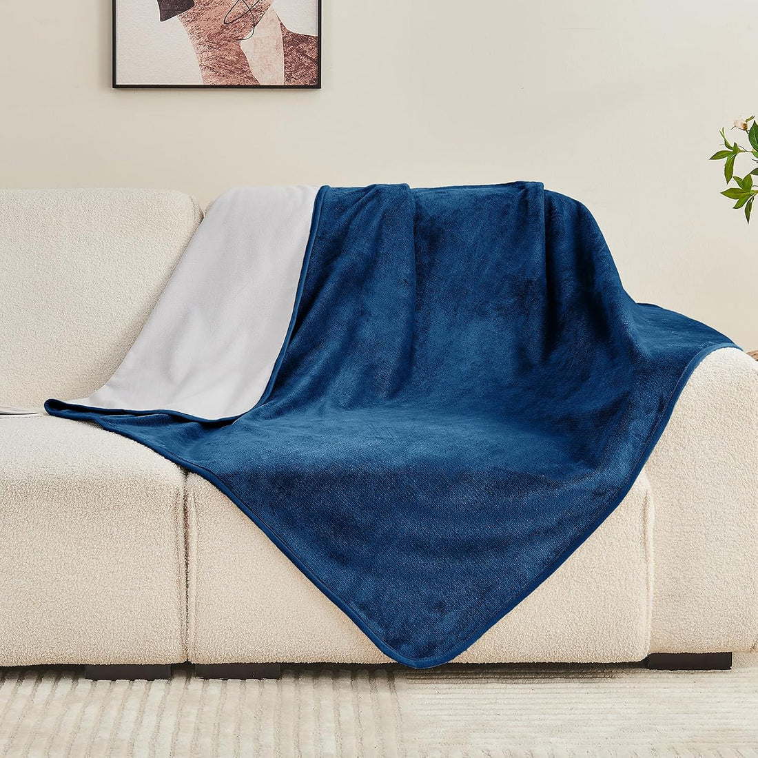 Waterproof Blanket Bed Cover 60"x80" for Adults or Pets, Dusty Pink