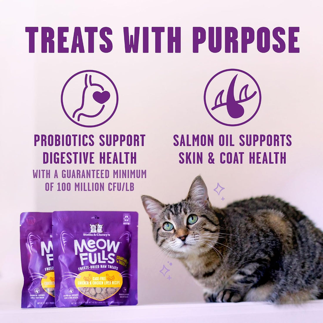 Stella & Chewy's Meowfulls Freeze Dried Cat Treats
