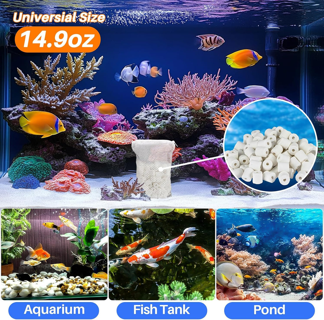 Sukh Ceramic Rings for Aquarium Filter
