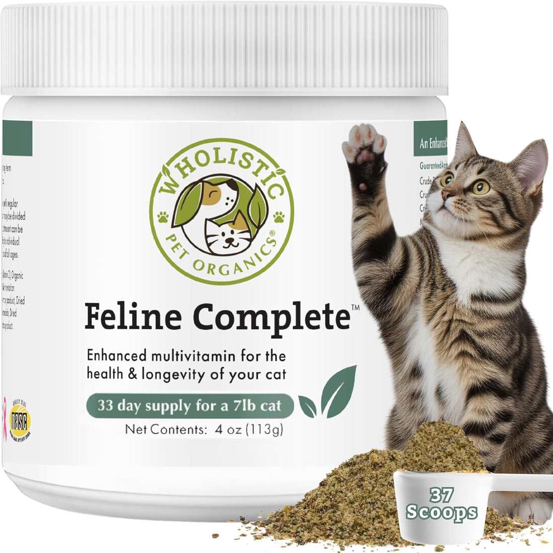 Wholistic Pet Organics Feline Complete - 4 oz