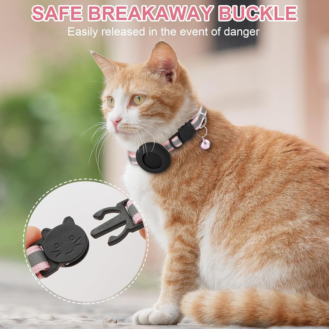 Cat Tracker with Collar Breakaway