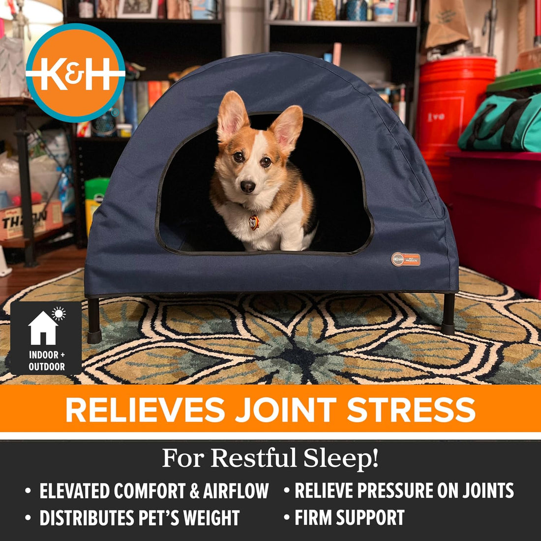 K&H Pet Products Pet Cot House for Medium Dogs