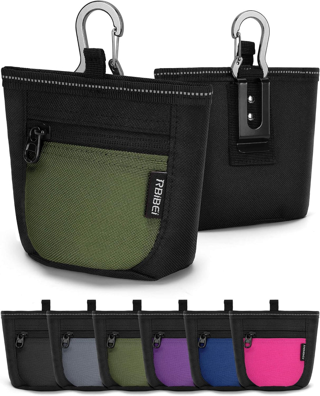 1¼-Cup Magnetic Closures Dog Training Treat Pouch with Clip