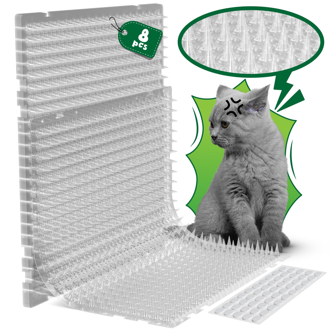 ohlela 8 Pack Scat Mat for Cats