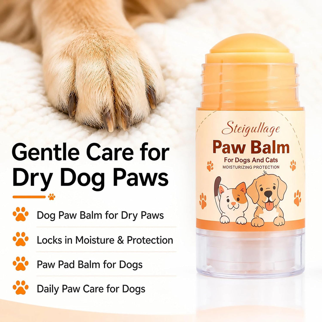 Dog Paw Balm & Nose Balm Stick for Dogs and Cats 1.41oz