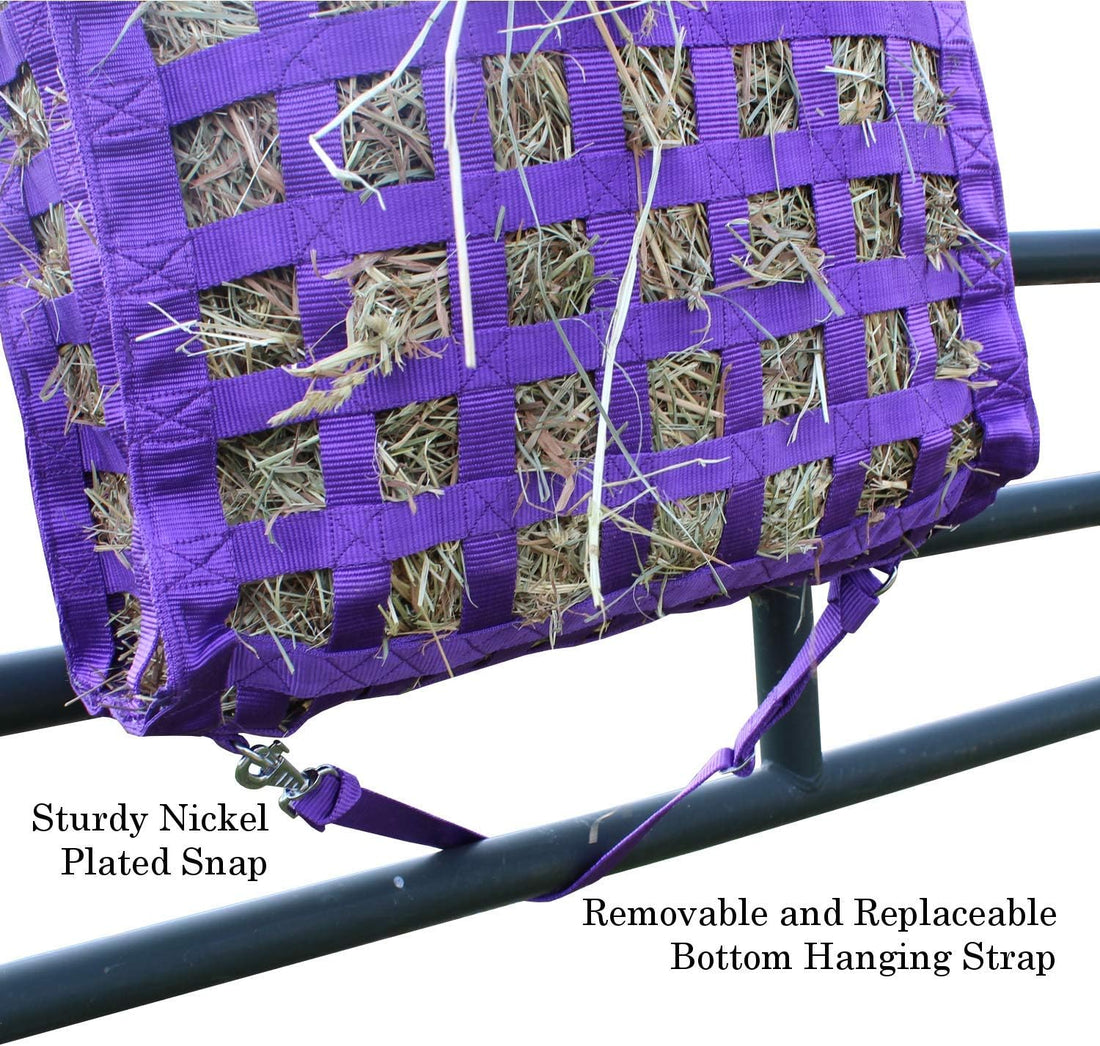 Derby Originals Superior Slow Feeder Horse Hay Bag with Super Tough