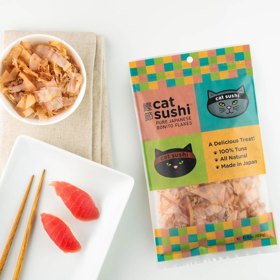 Cat Sushi Bonito Flakes, Classic Cut, 0.7oz