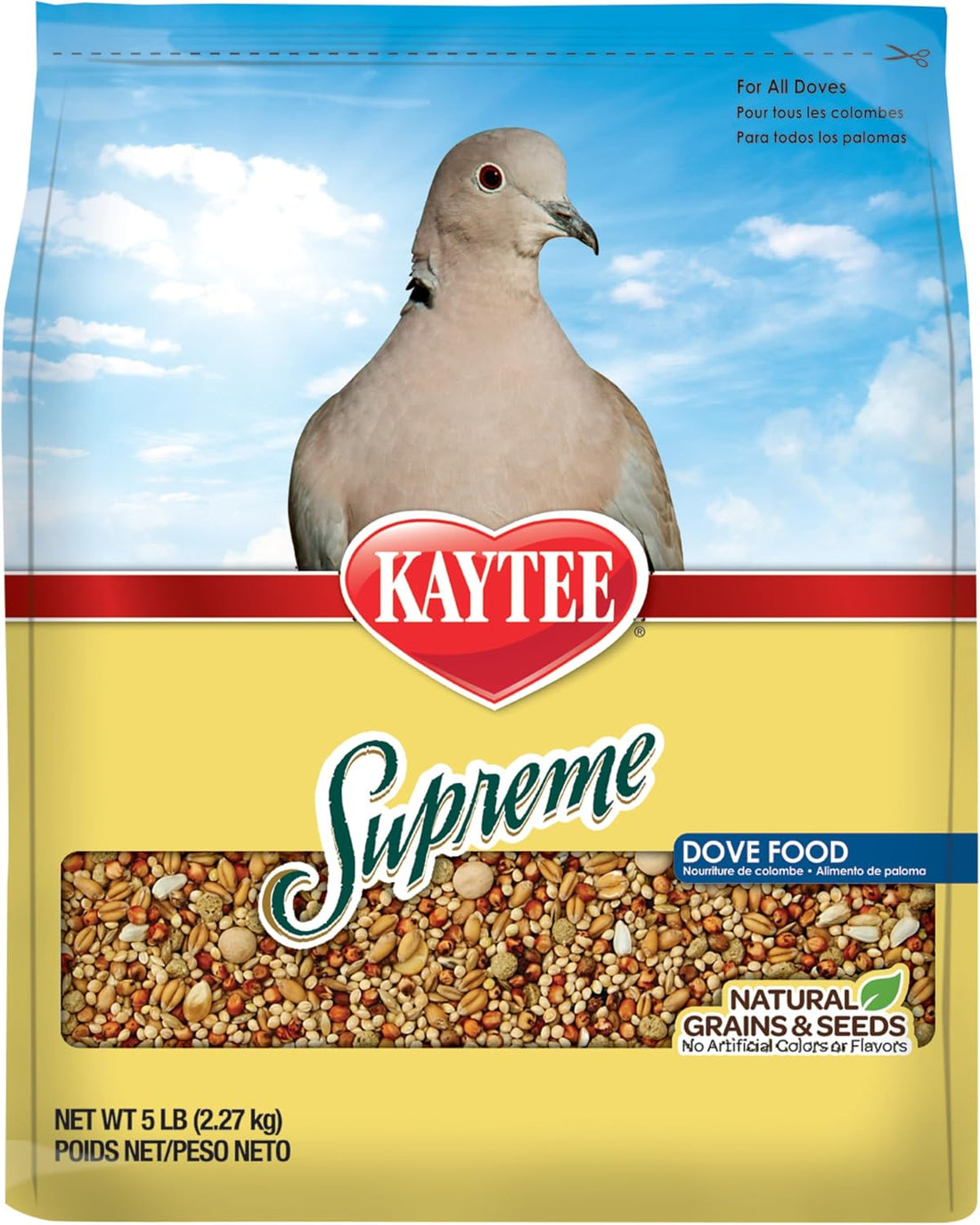 Kaytee Supreme Dove Food, Dove Bird Seed, 5 Pounds