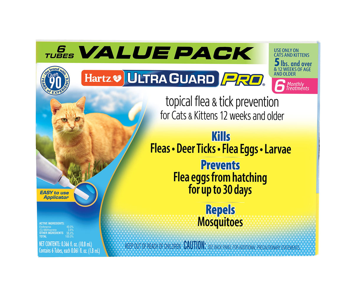 Hartz UltraGuard Pro Topical Flea & Tick Prevention for Cats & Kittens
